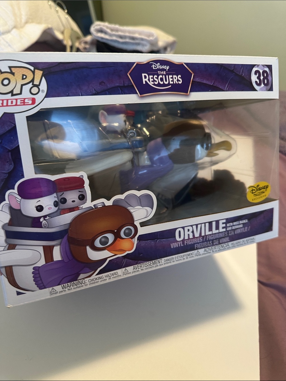 Funko Pop! Rides Orville Vinyl Figure - Purple and Brown